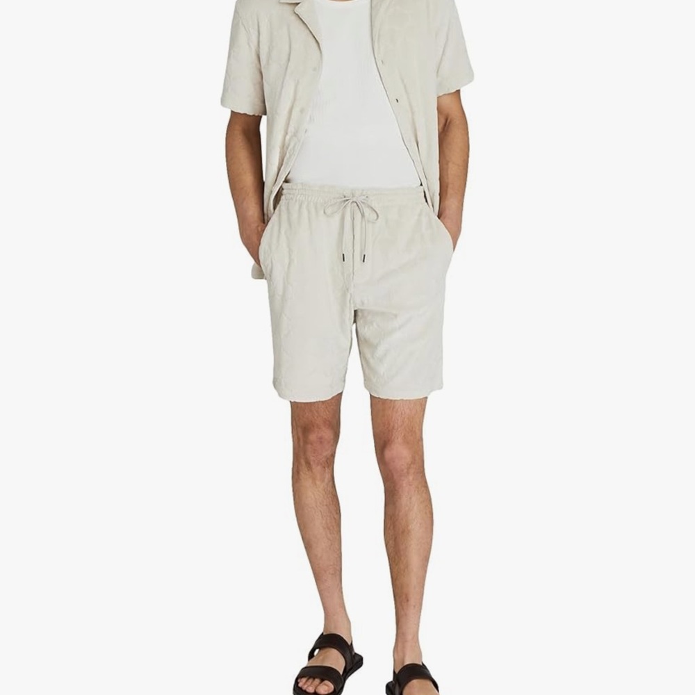 Club Monaco Men's Jacquard Toweling Shorts